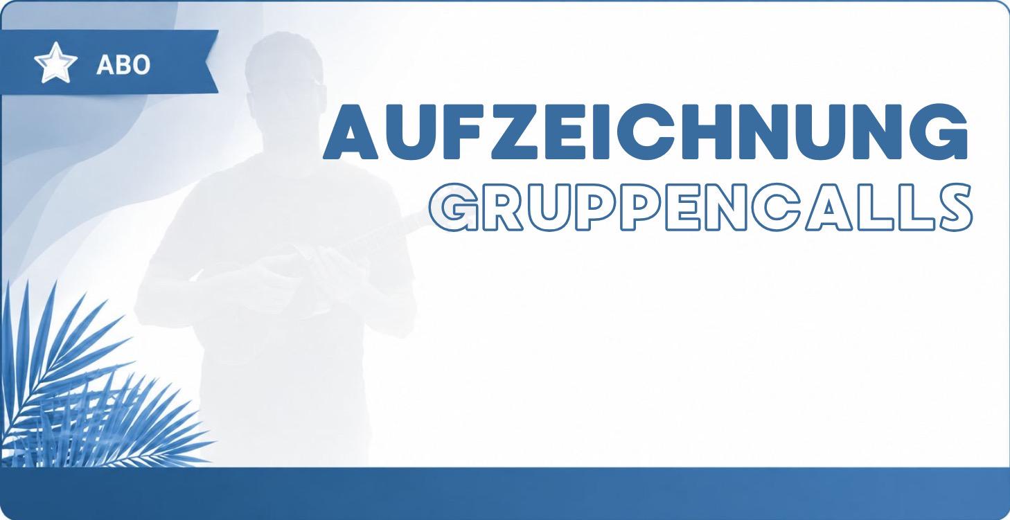 Gruppenkurse Aufzeichnungen