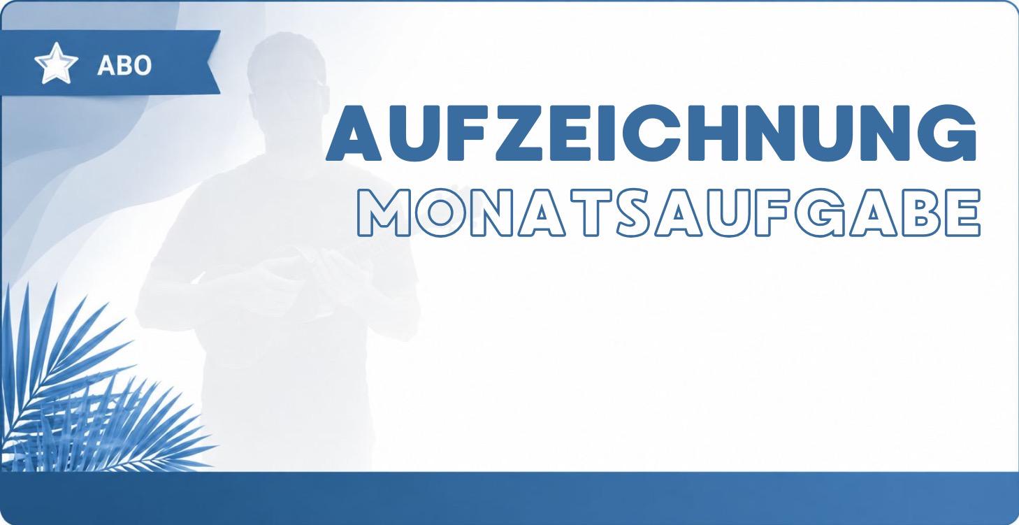 Monatsaufgaben