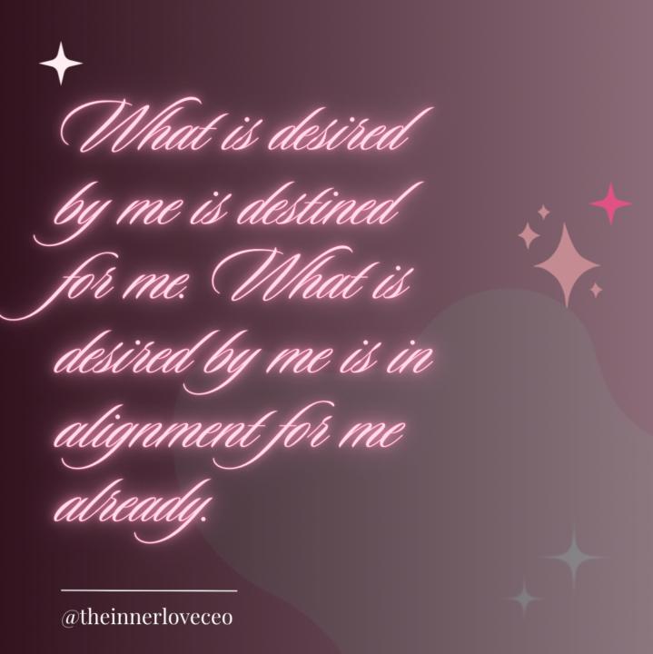 Affirmation of the week for me