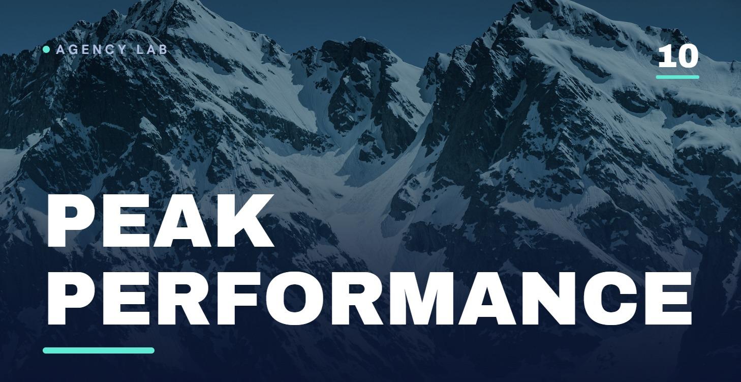 Peak Performance