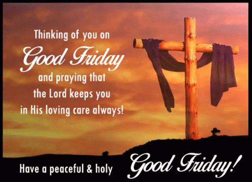 It's Good Friday 