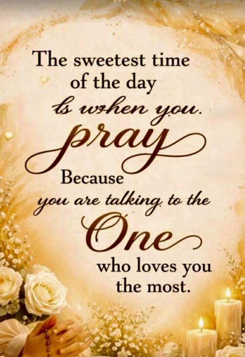 The sweetest time of the day is often the quietest one.