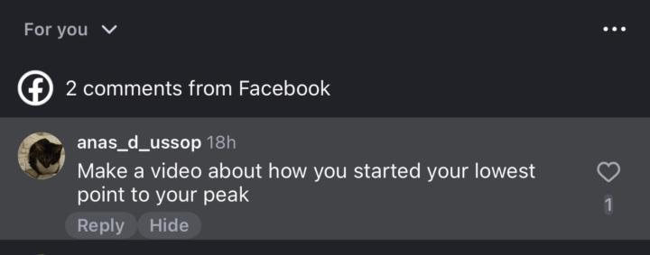 I started from 0