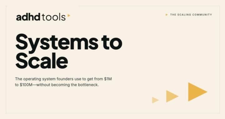 Systems to Scale