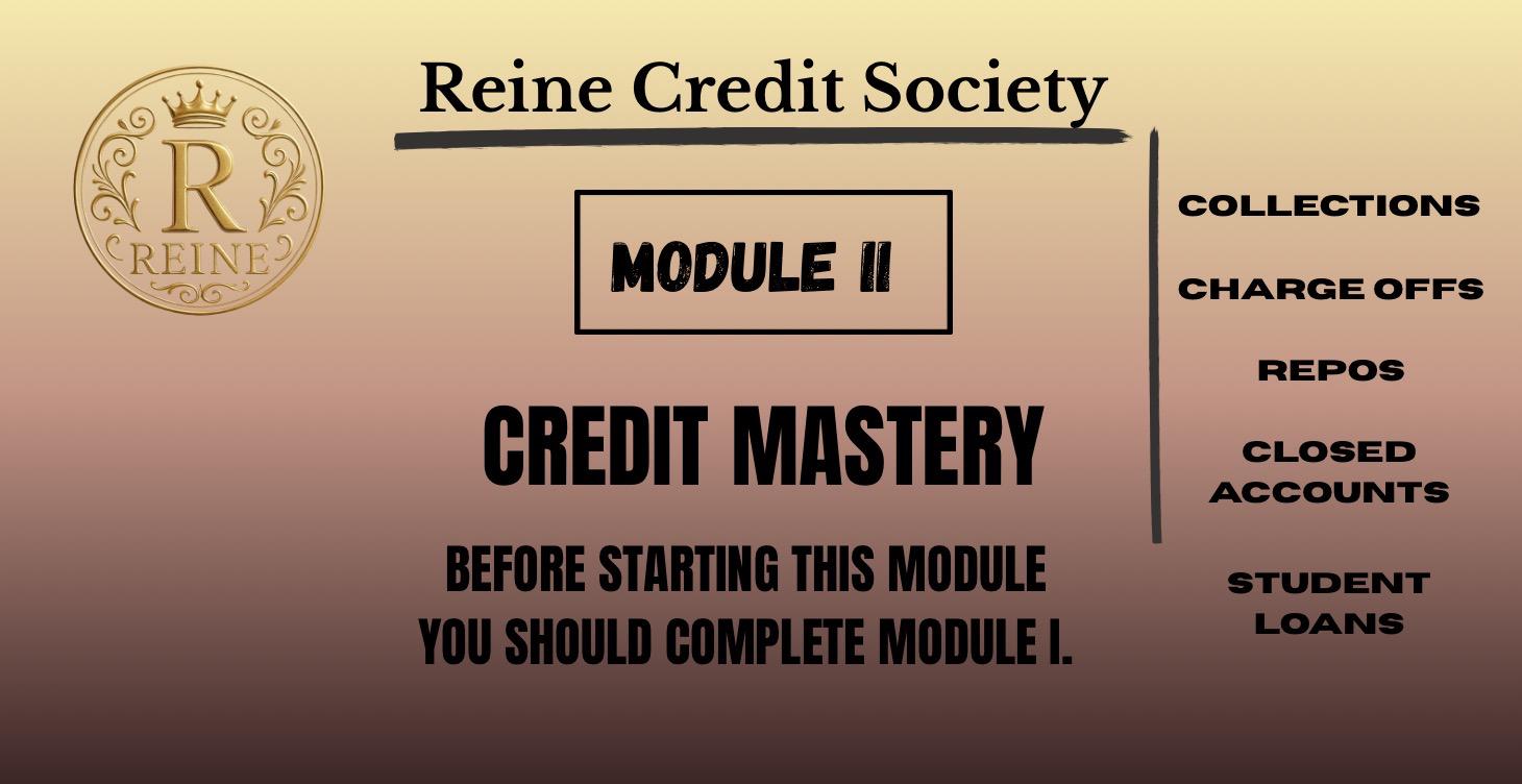 MODULE II | CREDIT MASTERY
