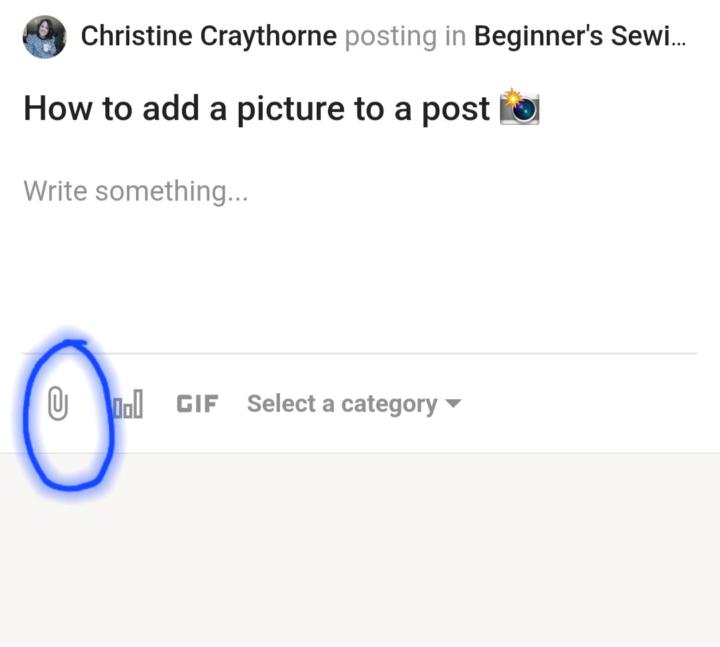 How to add a picture to a post 📸