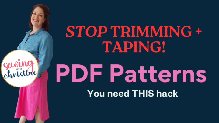 Print and Tape PDF Patterns Without Losing Your Mind