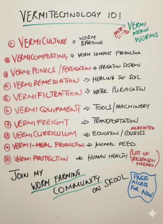   🪱Worm farming is just the beginning... 🌍