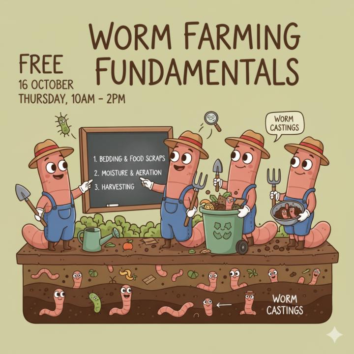   🌱 Free Live Online Training: Worm Farming Fundamentals 🪱