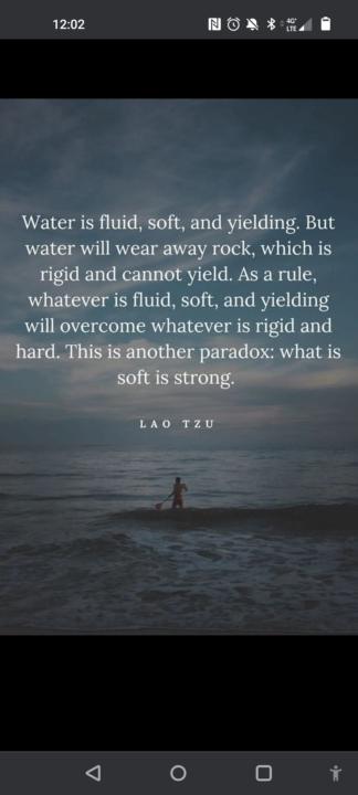 Are we more like rocks or more like water?