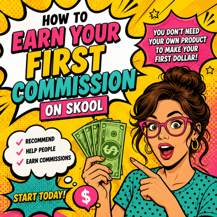 How To Earn Your First Commission On Skool