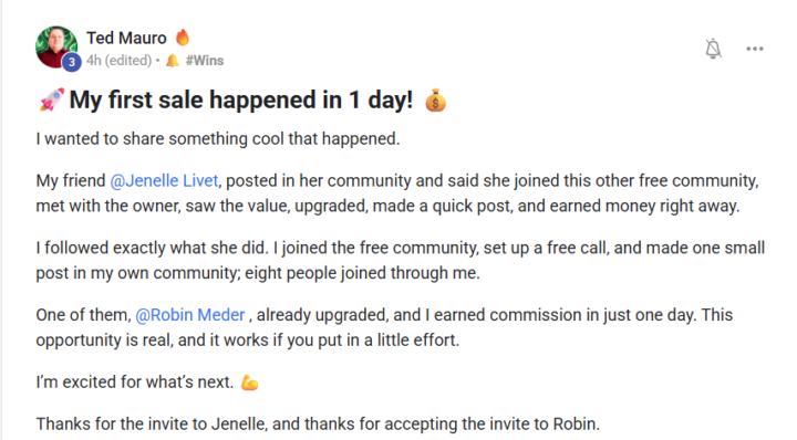 Congrats to Ted you are awesome 