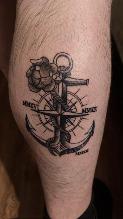 Anchor tattoo