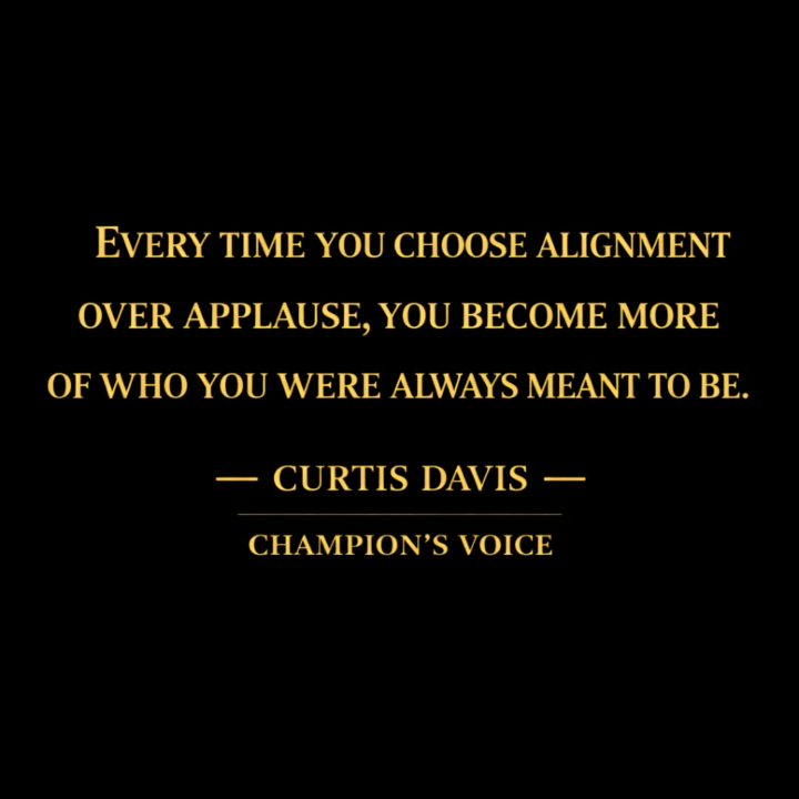 Alignment > Applause