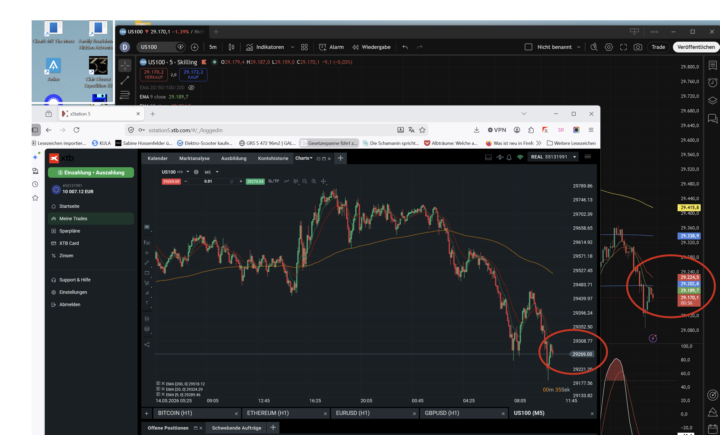 Preisdifferenz TradingView <-> xStation