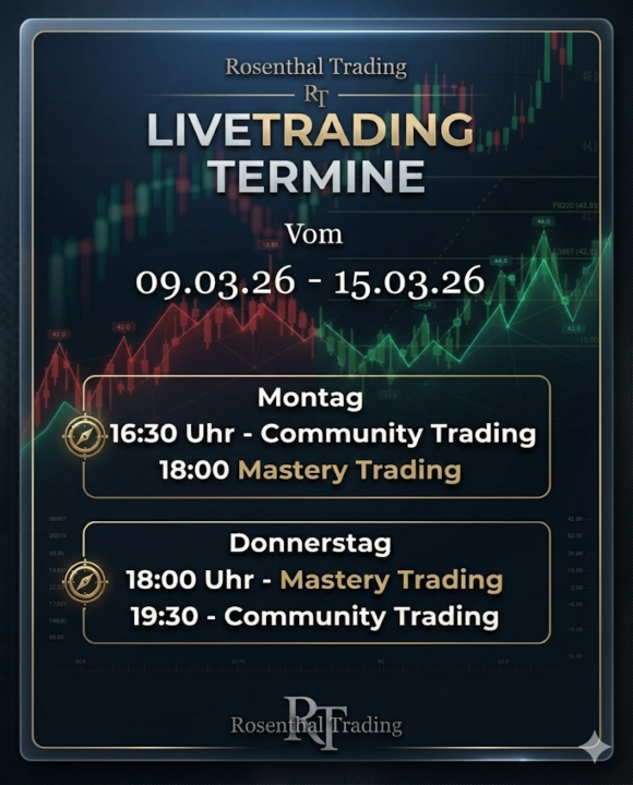 📈Livetrading Termine 09.03 - 15.03