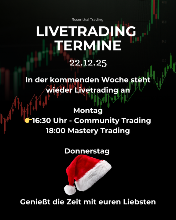 📅 Live Trading am 22.12 – letzter Termin vor Weihnachten