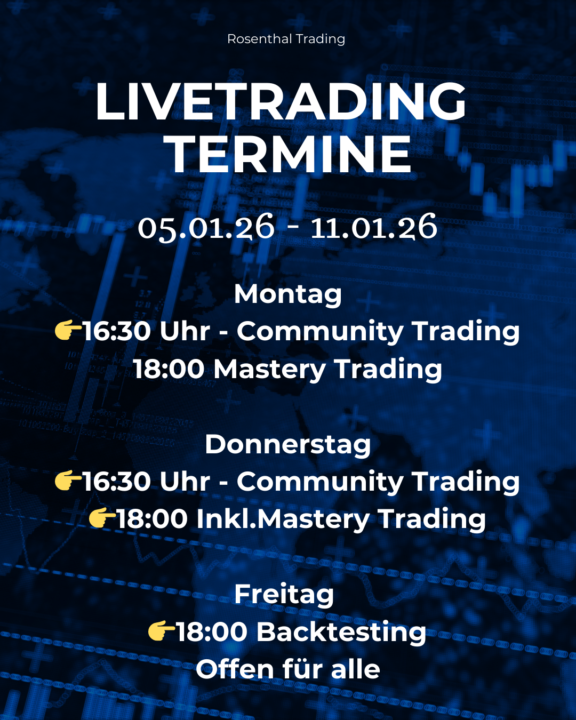 ⚠️Nächste Woche: Live-Trading + Backtesting Event