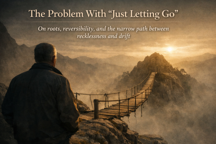The Problem With “Just Letting Go”