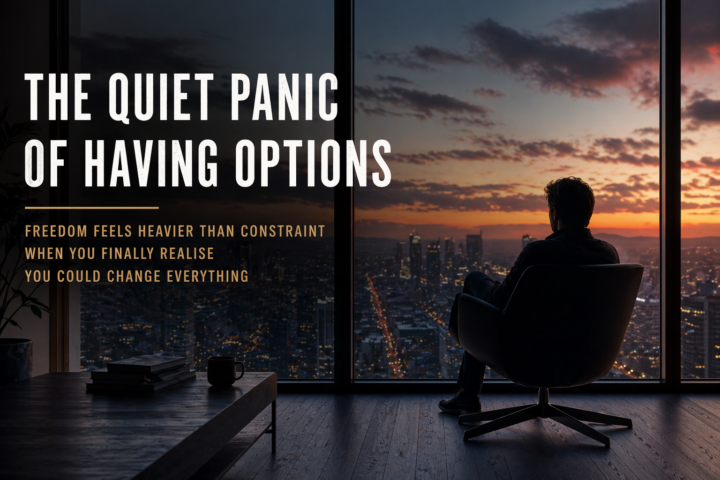 The Quiet Panic of Having Options