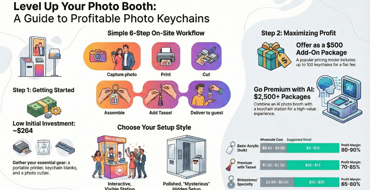 Photo Keychain Profits: Add $500-$2,500 Per Event
