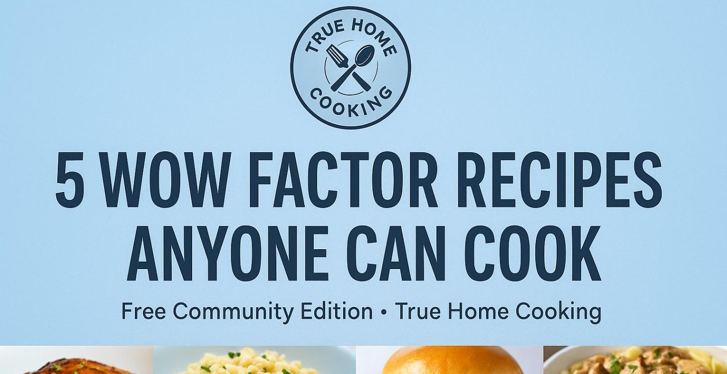 True Home Cooking - Mini recipe pack