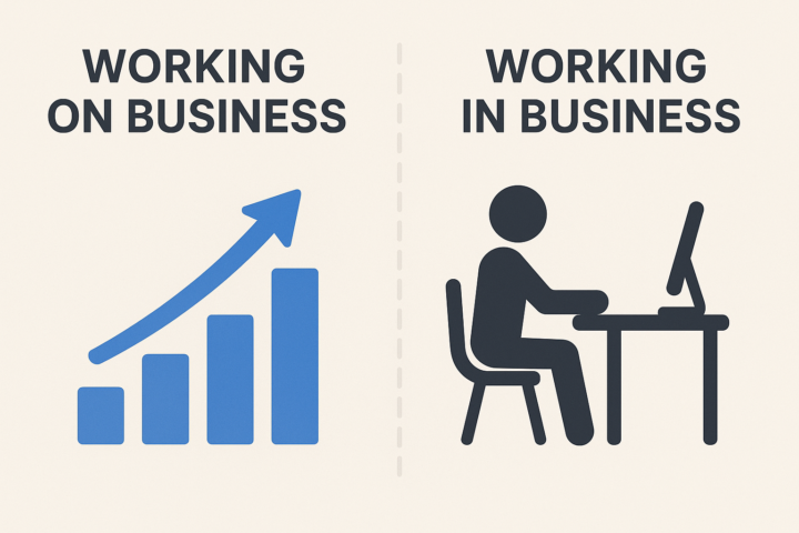 🧠 Working on your business vs in your business