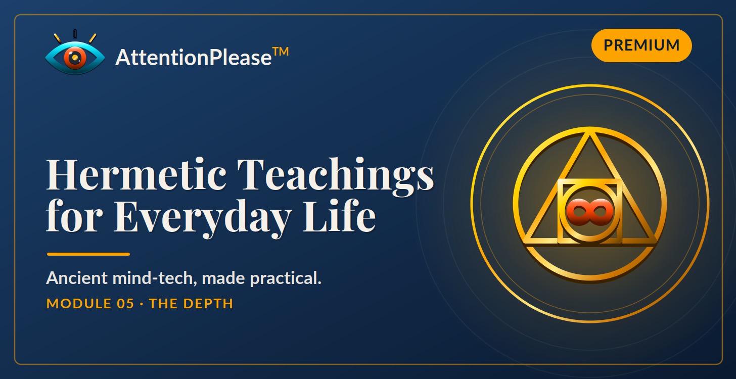 Hermetic Teachings for Everyday Life