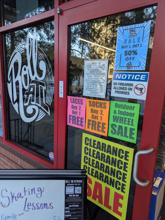 Skate Shop Closing