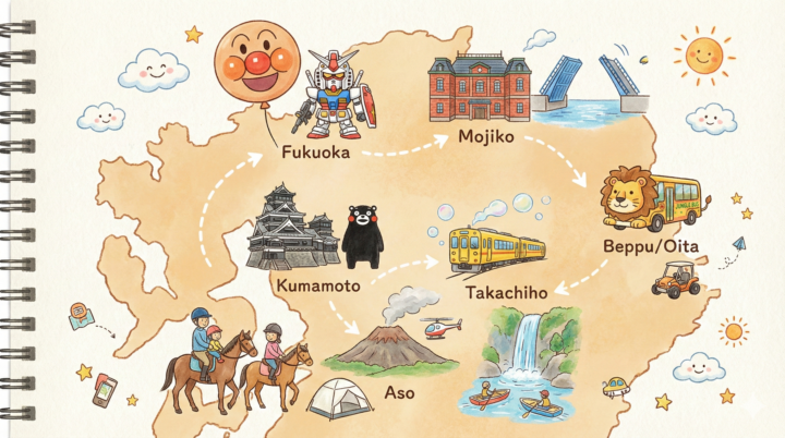 【親子旅遊】帶 2 歲寶貝勇闖九州！9 天 8 夜自駕全攻略 (附英語互動靈感)