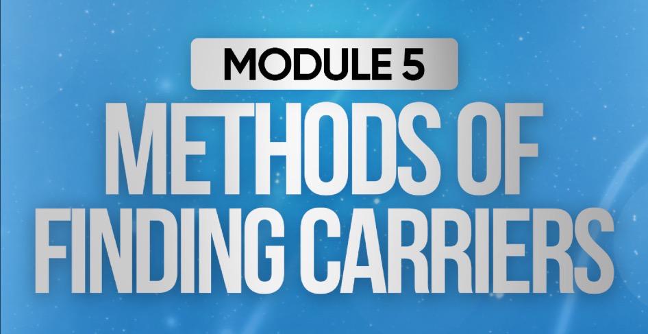 Module 5: Finding Carrier Clients