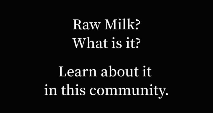 Raw Milk