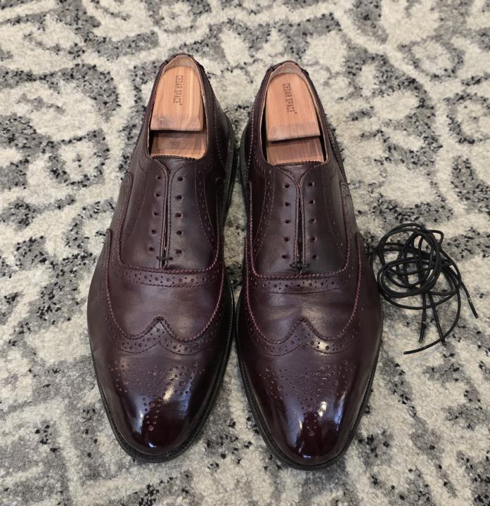 Shoe Maintenance - Sometimes, It Takes A Few Days...