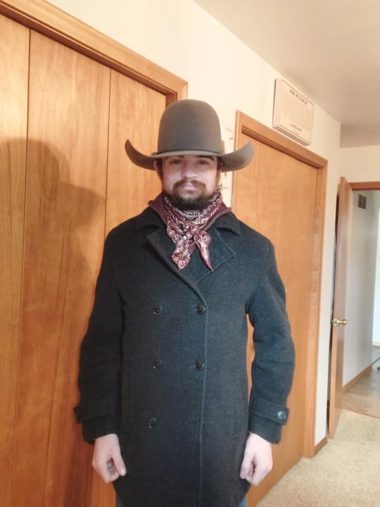 Tailored peacoat, laid back Saturday afternoon 