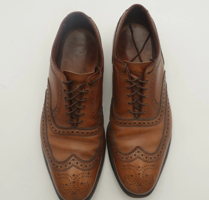 A/E  It begins !:McAllister Wingtip Brown Oxfords