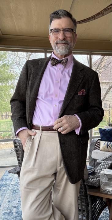 Classic Timeless menswear on a transitional day