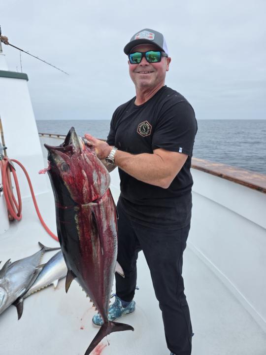 The Cermet/ Starbucks getting some work on a long range tuna trip 