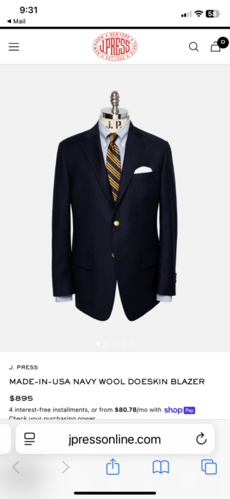 Navy Blazer? Never heard of it😏