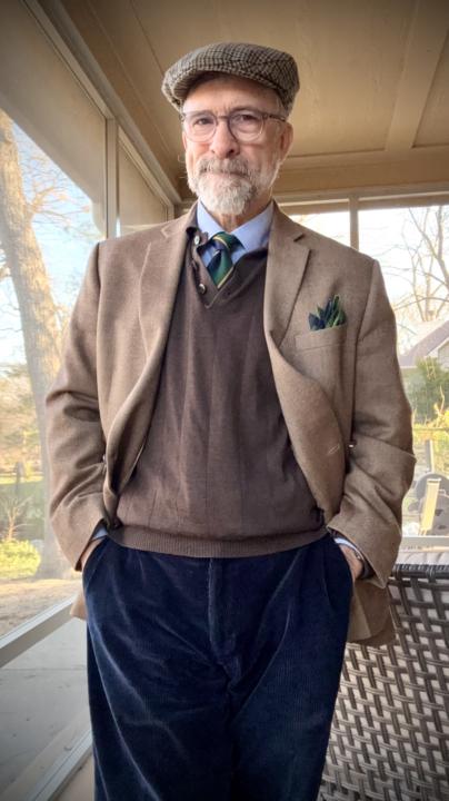 Navy with Chocolate?! Intentionally???  