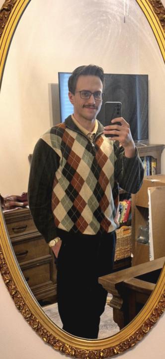 Olive, Navy, and Argyle.