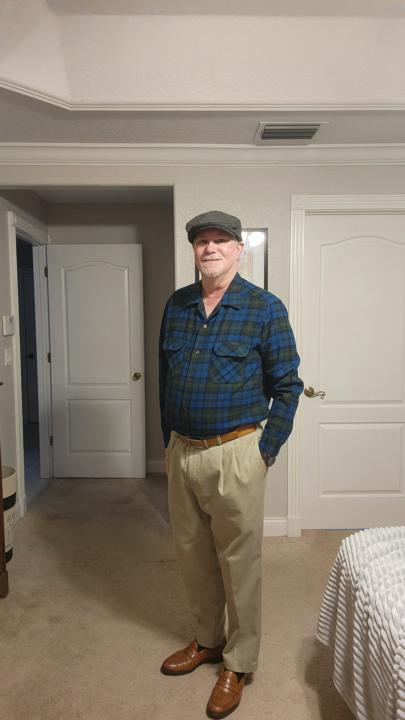 Flannel at the diner!