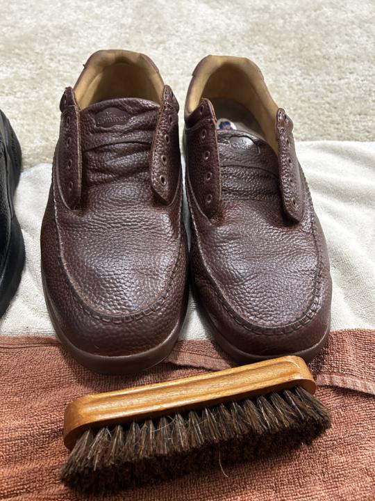 Shoe Shining Advice Routine 🤔👞✨ 