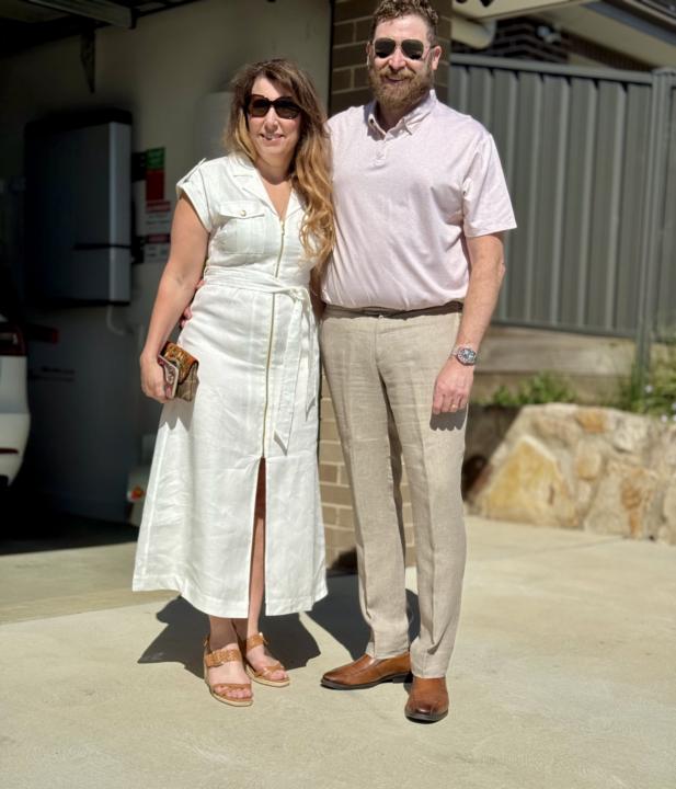 Today, my wife and I are the same age. 