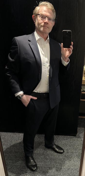 First time in a suit in a while