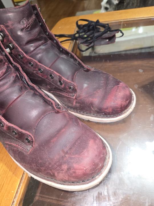 Before and after mink oil