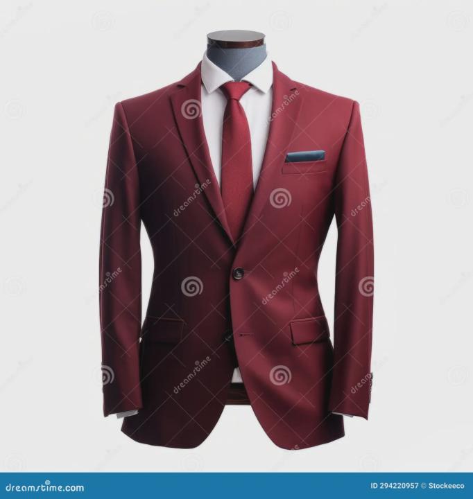 Burgundy suit best tie combination