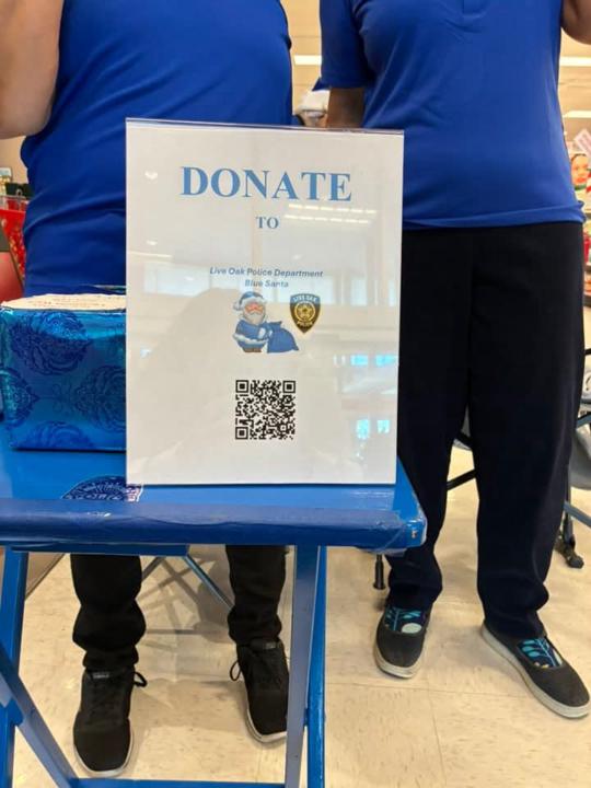 Blue Santa Fundraiser 