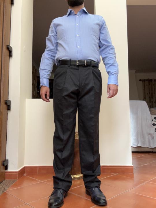 New flannel trousers