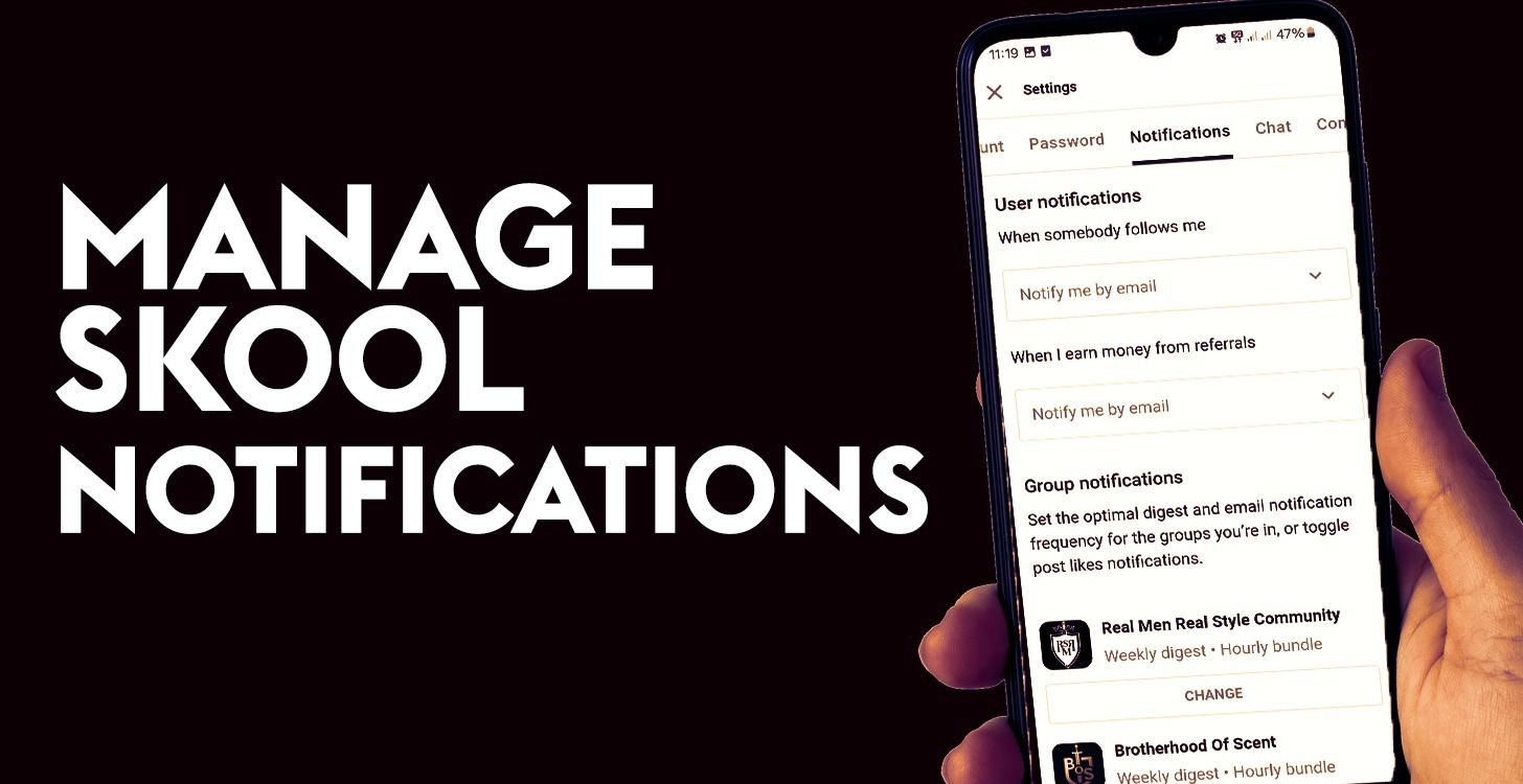 Manage Notifications