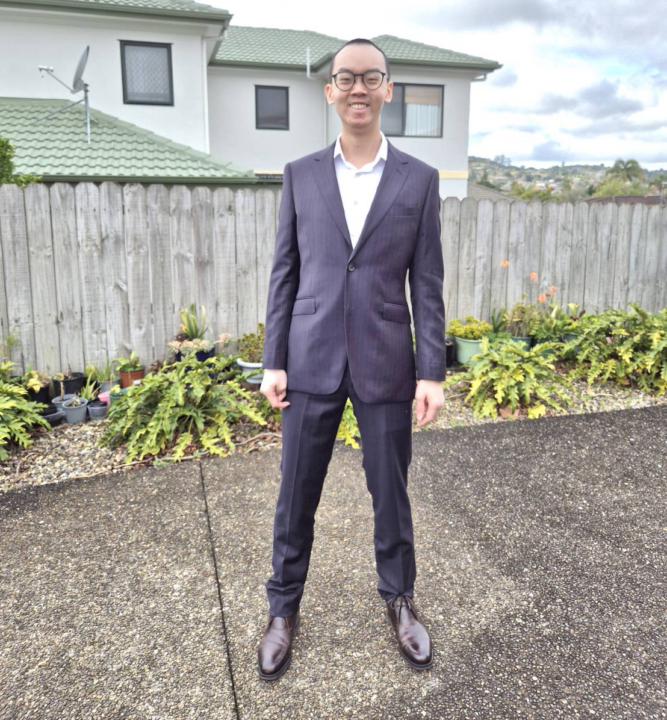 First time wearing this suit